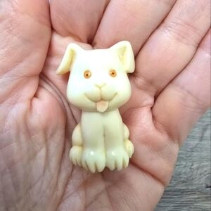 Japanese Nutsuke Puppy Dog Carving Art